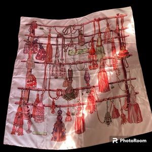 Vintage, Hermes Passementerie Silk Scarf